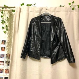 Vegan leather jacket:)